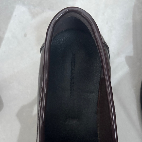 American Eagle Brown/Wine Loafers with gold Metal Detail - Picture 3 of 6